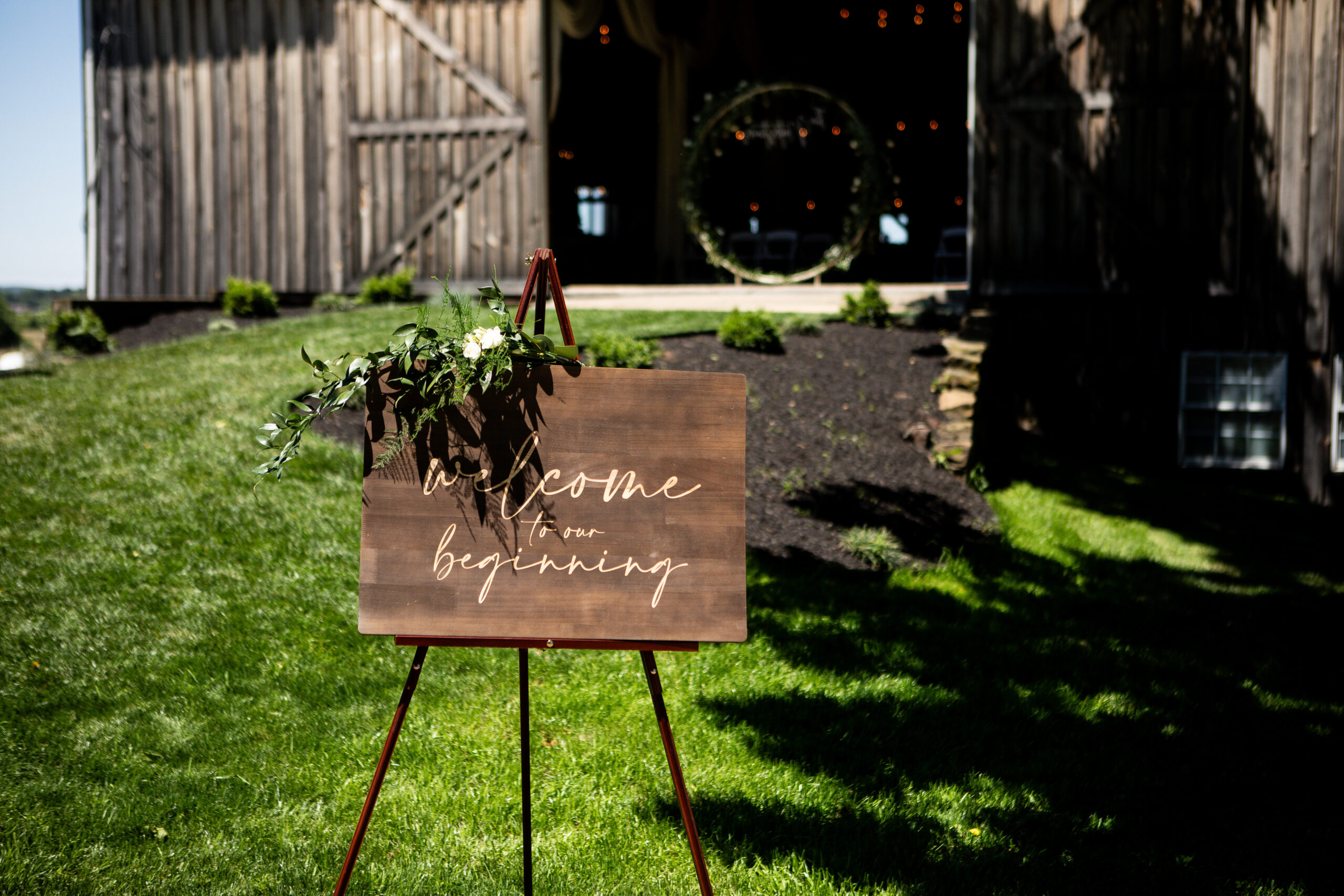 peaceful moment before wedding day at 22 Acres Farm near Columbus OH.