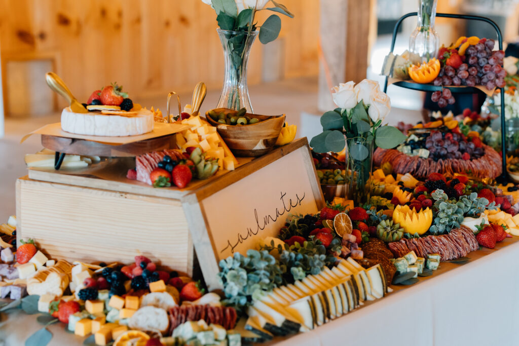 Bring your own caterer at a farm wedding venue near Columbus Ohio