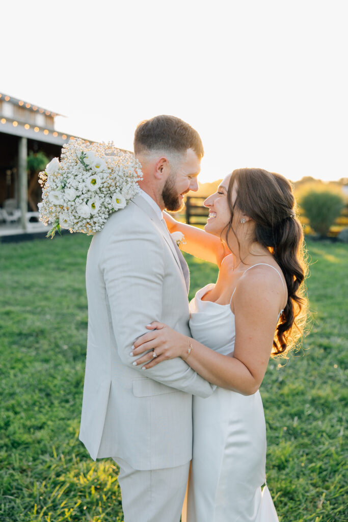 Couple wanting an elegant vibe at private farm near Columbus Ohio