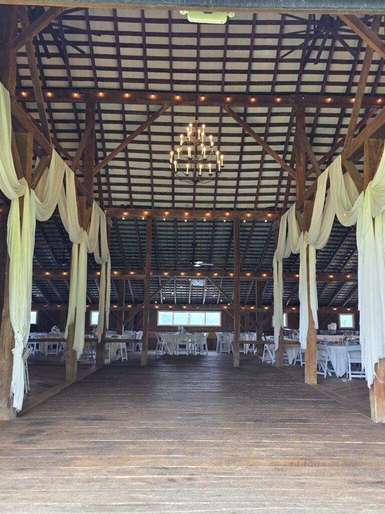 Indoor Ceremony and Reception at Newark ohio venue